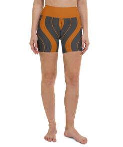 Ultra Signal High Waisted Women's Yoga Shorts Brown
